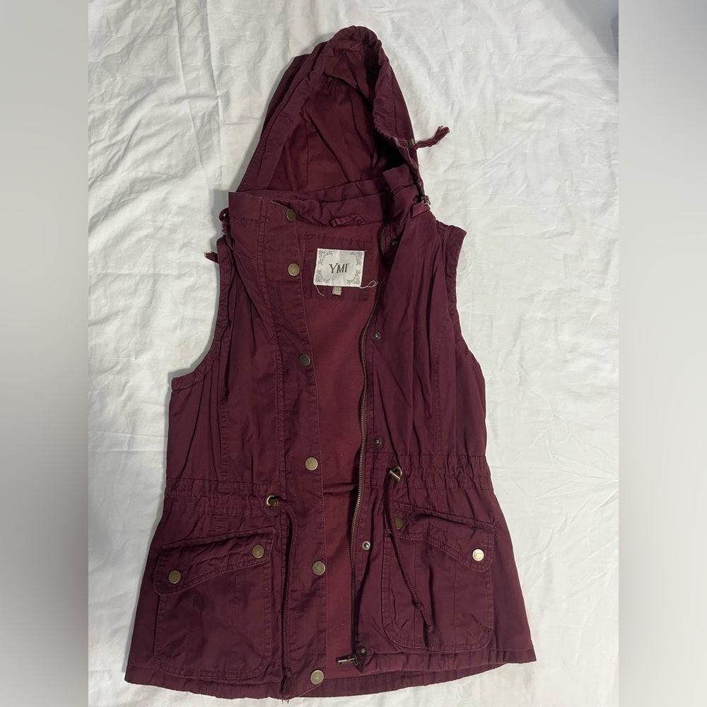 Burgundy Vest
